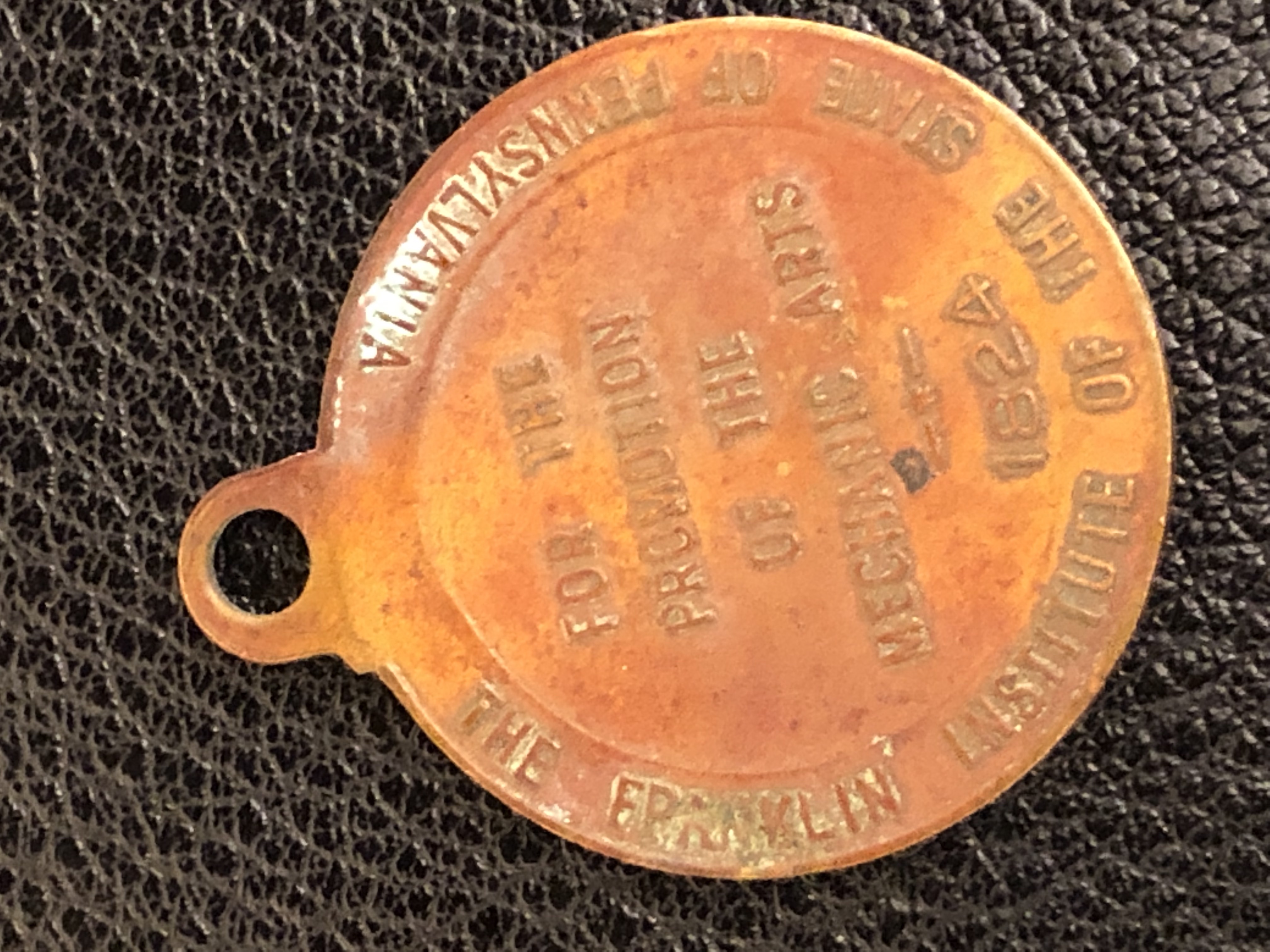 Franklin Institute Medal – from 1824? – Junknet.Net